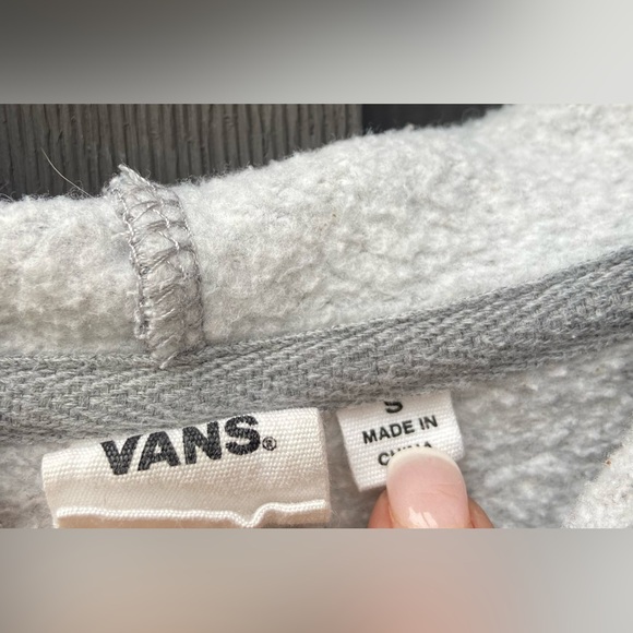 Vans Light Gray Fleece Hoodie - Picture 2 of 5